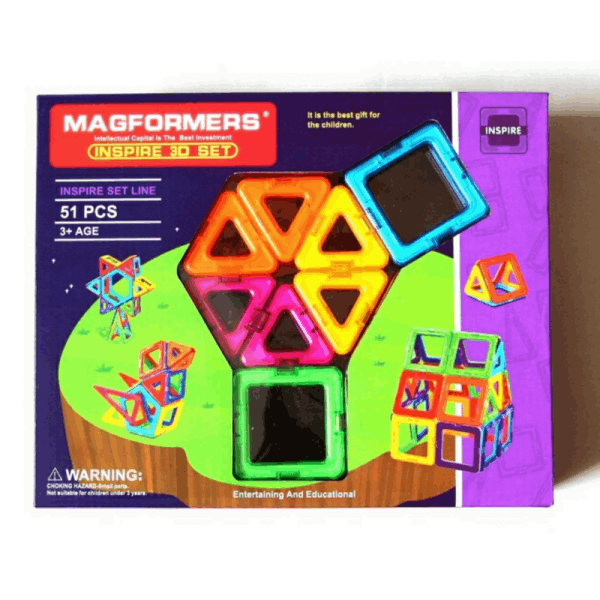 BestToys Магнитные конструкторы Магнитный конструктор 51 шт | Magformers